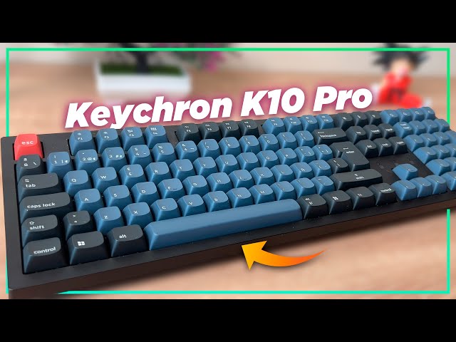 Vídeo relacionado con Keychron V6 Cablede Teclado Mecánico Personalizado con Perilla, Full-Size QMK/Via Macros Programable, Hot-swappable Keychron K Pro Brown Switch para Mac Windows, Frosted Black (ES Layout)