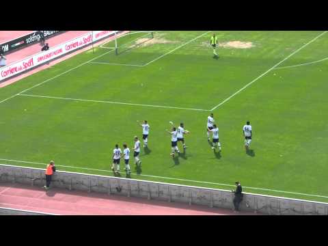 Bari - Crotone 1-1 L'incredibile goal di Ciano su punizione HD 11-04-15