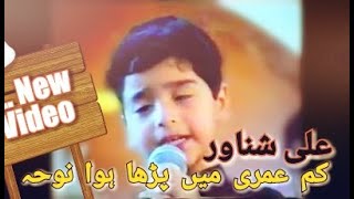 Ali Shanawar  Jaag Sakina sa Jaag  Childhood Video