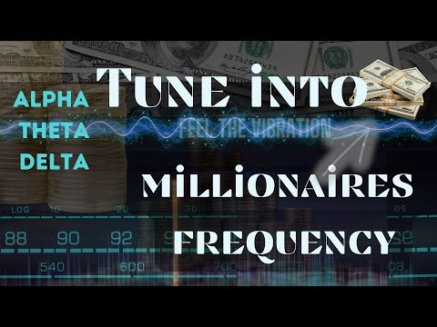 ᴴᴰ BECOME A MILLIONAIRE - listen every morning - ALPHA THETA DELTA WAVE - WEALTH FREQUENCY