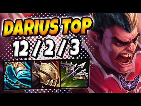 Darius TOP vs Camille [ OTP ] Lol Korea Master Patch 12.22 ✅