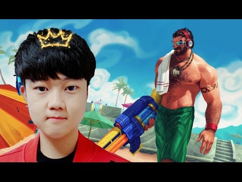 SKT Huni as Graves vs Elise jungle S7 Ranked gameplay