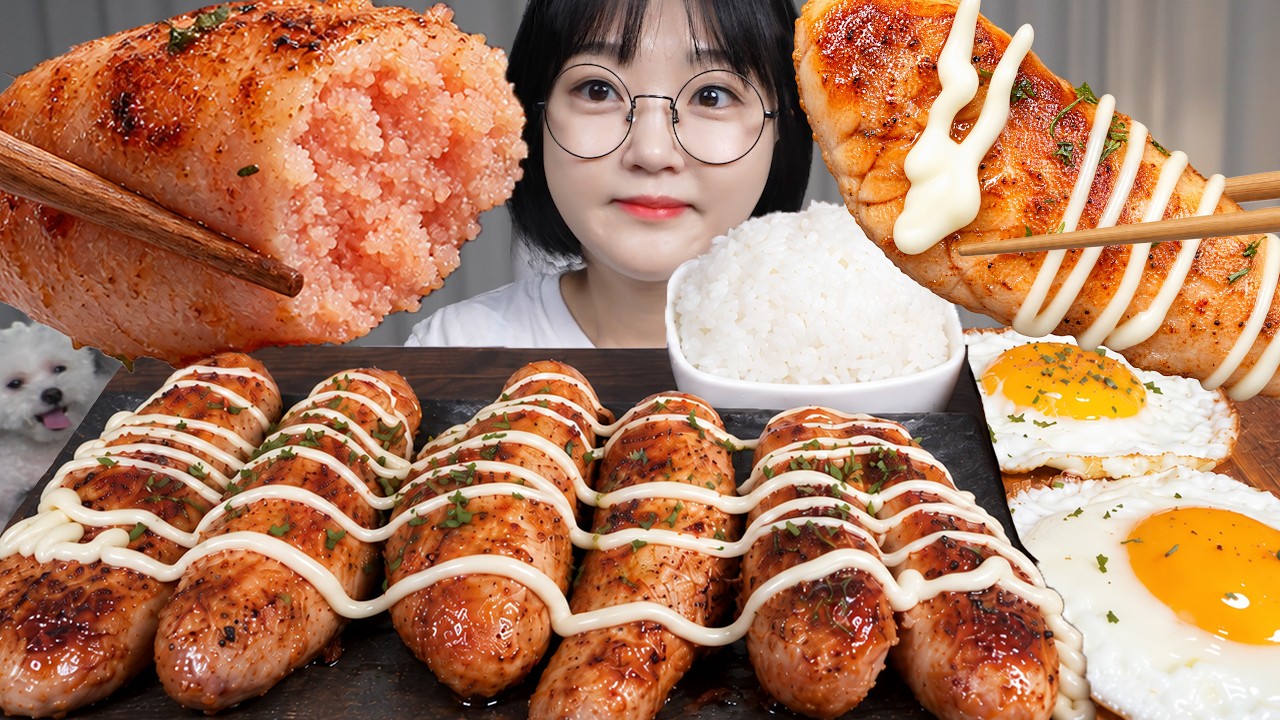 고소함 폭발🔥명란버터구이 밥도둑 먹방🍚Butter-Grilled Myeongran Mukbang ASMR