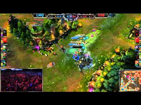 9/28 lol S4 LMQ vs SSB 世界冠軍賽 精華特輯 SSB win