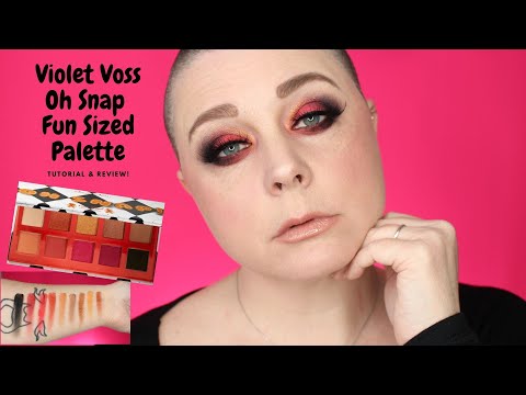VIOLET VOSS OH SNAP  FUN SIZED PALETTE | TUTORIAL & REVIEW | Nicole Chantell