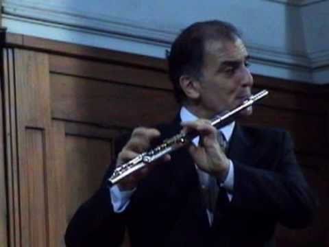 Giovanni Battista Pergolesi Concerto in G major, Claudio Barile, flute -  Central Methodist Church