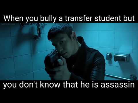 When you bully a transfer student but you don't know he's an assassin | Commitment |Korean movie