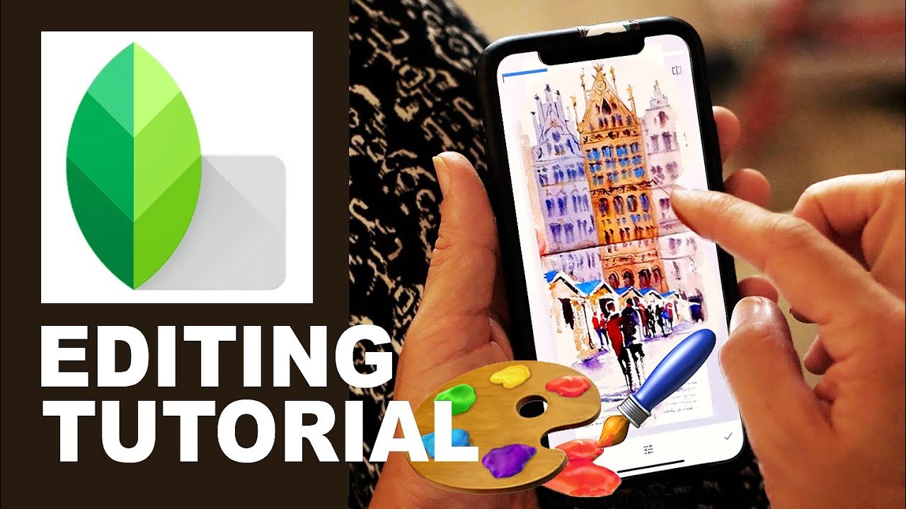 How I EDIT my ART PHOTOS for Instagram 🌱 Snapseed TUTORIAL.