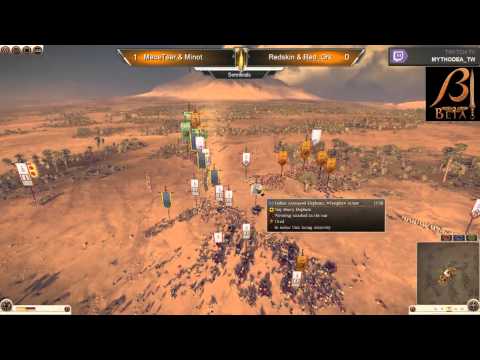 Rome II BETA Flash Tournament #74 - G2 Semi - Templar*Minot + MacedonianTsar vs VMRedskin + VMRedOrk