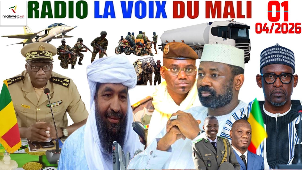 La Revue de Presse de la RADIO LA VOIX DU MALI du 01 Avril 2026