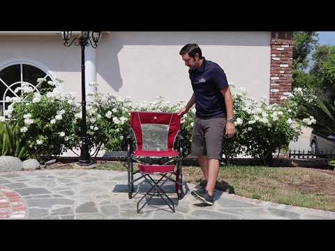 GCI Outdoor Folding Director's Chair with Ottoman 46472 at California Car Cover
