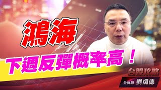 鴻海下週反彈概念高！｜台股攻略｜劉烱德 (圖)