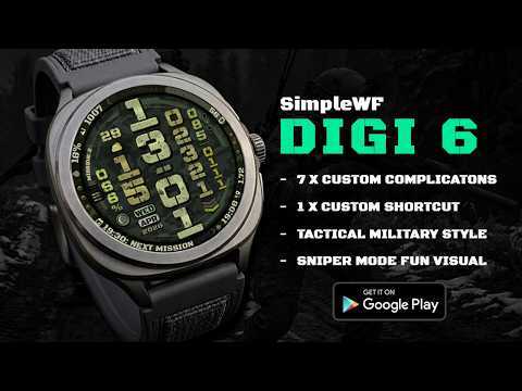 Tactical Watch Face: DIGI 6