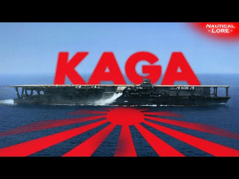 The Sinking of IJN Kaga at the Battle of Midway