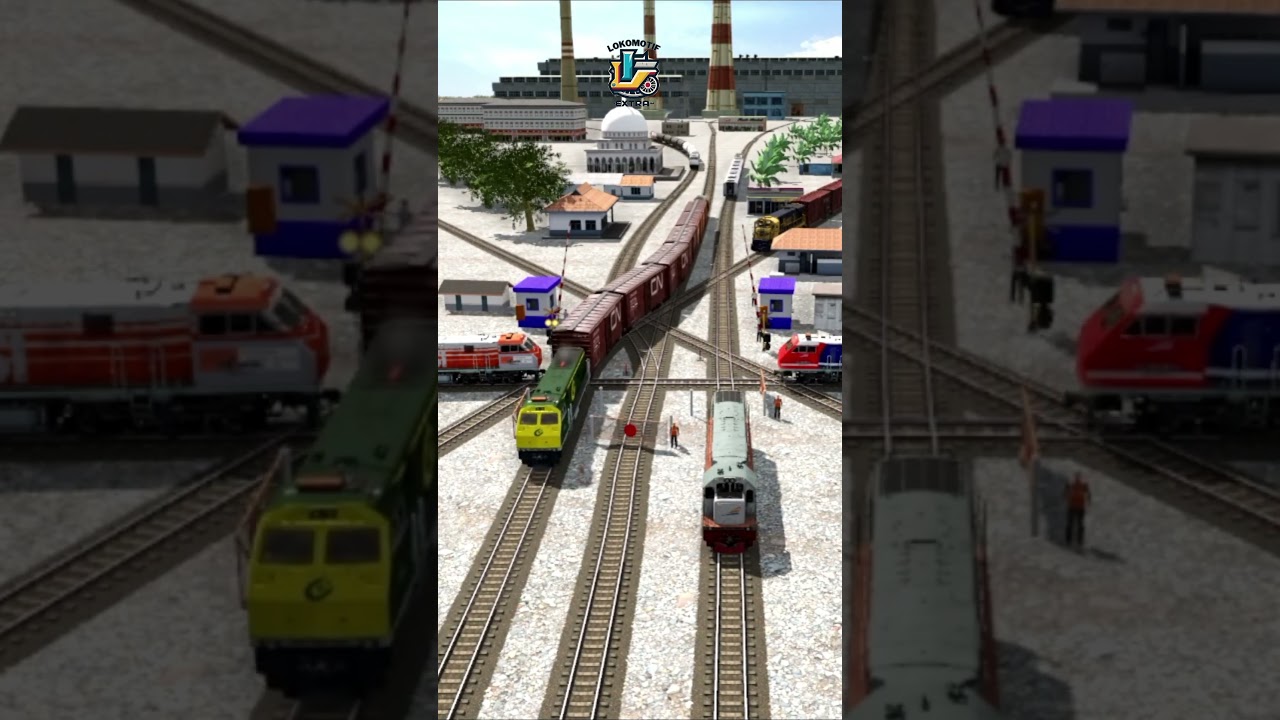 Kereta Api Cepat Melintasi Persilangan Dan Tikungan Kereta Api #train #indianrailways #railway