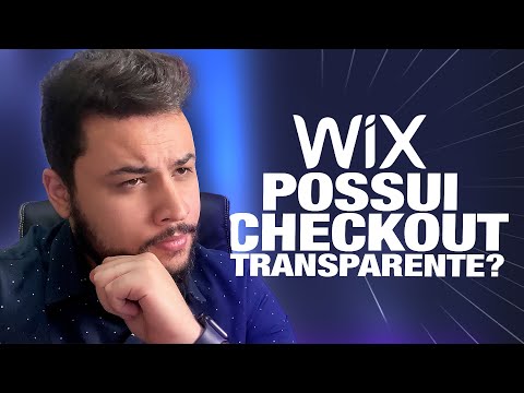 Wix possui CHECKOUT TRANSPARENTE Wix Loja Virtual