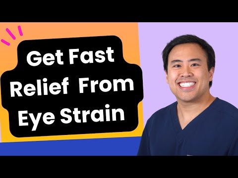 The Easy Secret to Treat Eye Strain. Relief from Burning Blurry Vision