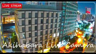 秋葉原駅北側ライブカメラ  緊急地震速報搭載/ Live  camera Akihabara  Tokyo JAPAN with EEW live webcam