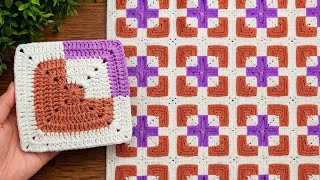 New Granny Square Idea 🤩Stylish & Simple Crochet Tutorial