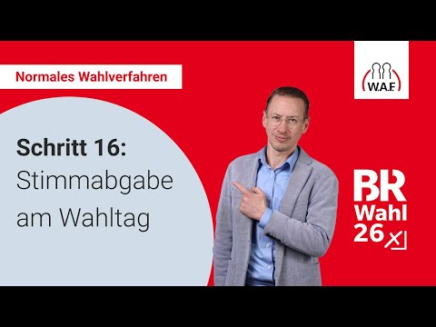 16. Schritt: Stimmabgabe am Wahltag | Betriebsratswahl 2026