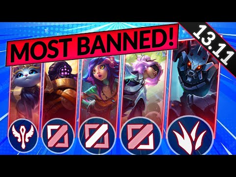 10 INSANE CHAMPS you MUST BAN in 13.11 - OP META CHAMPIONS - LoL Bans Guide
