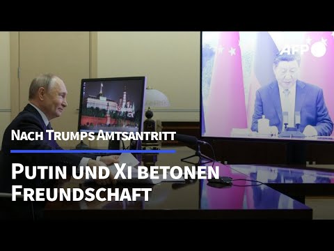 Putin und Xi betonen Freundschaft nach Trumps Amtsantritt | AFP