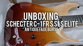 Video thumbnail for Unboxing | Schecter C-1 FR S SLS Elite - Antique Fade Burst | Close Up by Steve Paul