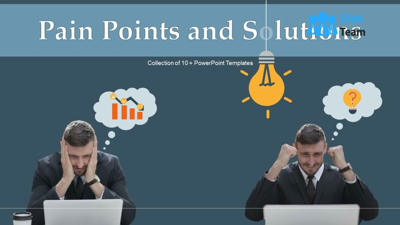 Pain Points And Solutions Powerpoint Ppt Template Bundles