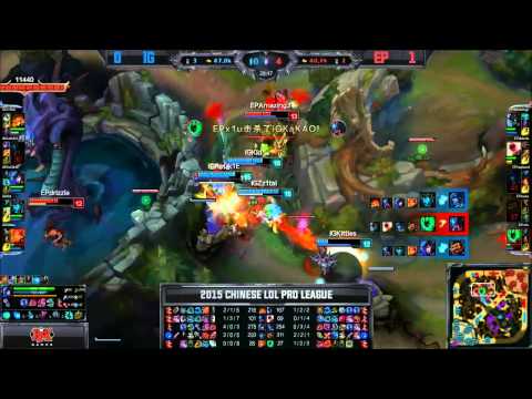 IG Rookie Ahri VS EP Raphael Lissandra Game 2 Highlights   2015 Spring LPL W7D2 ATPWorldTour LOL