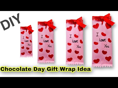 Easy And Quick Chocolate Wrapping Idea For Chocolate Day Special