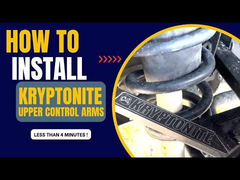 HOW TO: install KRYPTONITE upper control arms CHEVY/GMC (FAST PACE)