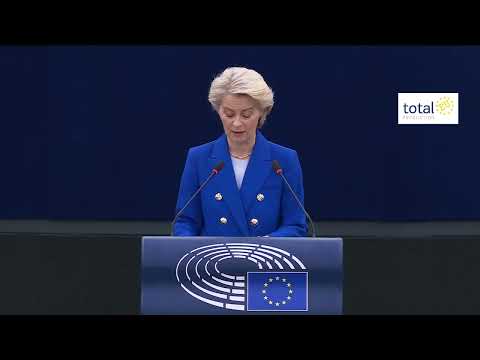 Droni: von der Leyen, "Il muro è la nostra risposta a guerra moderna. Ucraina pronta a sostenerci"