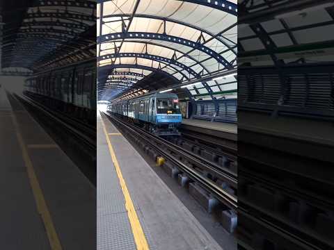 Metro de Santiago | NS-93 N°2056 | Ingresando a Estación SAN JOAQUIN | LINEA 5