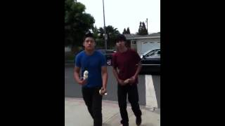 Hangin out with friends at porter middle school!