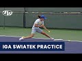 Watch WTA Pro Iga Swiatek full practice at the'23 BNP Paribas Open (tennis drills you can use)🤩