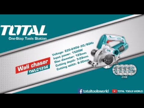 Features & Uses of Total Wall Chaser/Tile Cutter Electric 1500W
