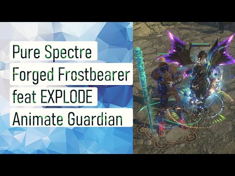 [3.21] Path of Exile - Pure Spectres : "Forged Frostbearer " ft. Explode AG | Mapping Showcase