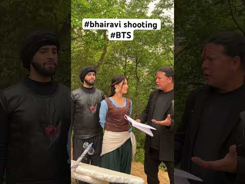 #bhairav #bhairavi #shooting #bts #shoot #shootingtime — Bhairavi
