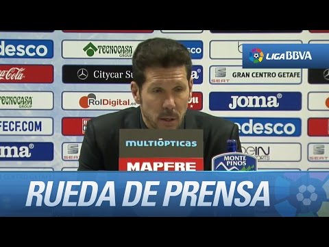 Diego Simeone: "Es muy positivo el saber sufrir"