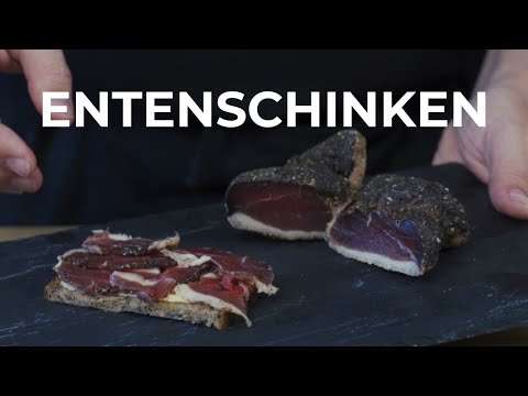 Duck ham - air-dried in the refrigerator (Simple & Delicious)