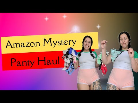 Mystery Panty Try On Haul | on an all Natural Mom Body