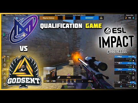 WINNER = LAN FINALS | ANa + Nigma Galaxy vs GODSENT fe | ESL Impact League S1 EU - HiGHLiGHTS | CSGO