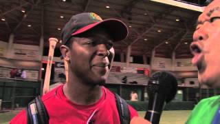 06/15/13 Jeremy Williams Interview Home Run - Na Koa Ikaika Maui vs. Hawaii Stars Hilo