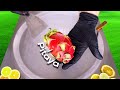 Dragon Fruit Ice Rolls Satisfying Pitaya Ice Cream Rolls With ASMR Sounds