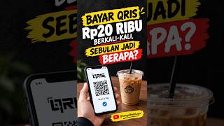 Bayar QRIS Rp20 Ribu Berkali-kali, Sebulan Jadi Berapa?