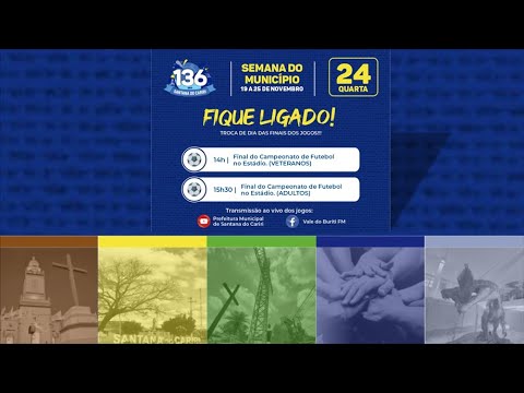 FINAL DO CAMPEONATO DE FUTEBOL MUNICIPAL SANTANA DOCARIRI