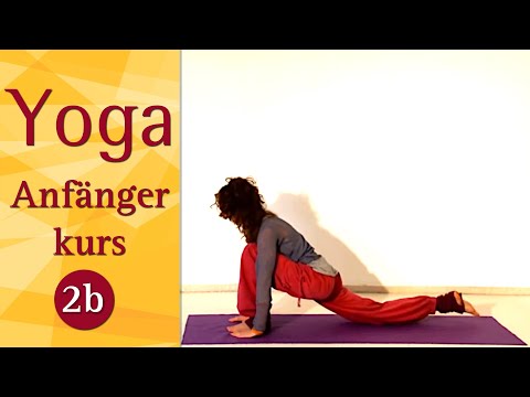 2B Anfänger Yogastunde mit Schwerpunkt "Sonnengruß" - Yoga Vidya Anfängerkurs