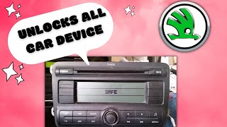 How to Find the Radio Code for Skoda to Unlock a Car stereo? [Reset Car Radio Without Code]