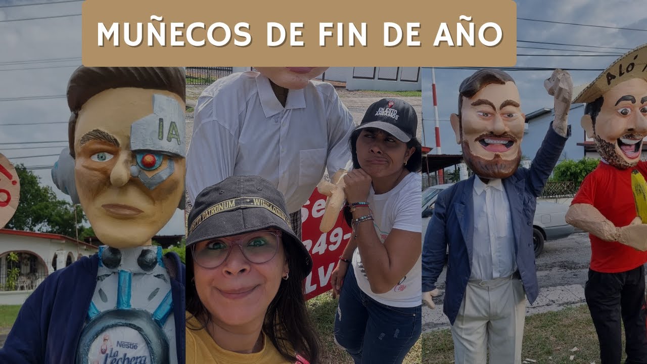 Muñecos de año viejo 2023 Panamá| En Esto Andamos
