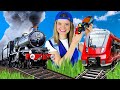 Trains for Kids | Steam Train, Electric Train and Toy Train | Speedie DiDi Trains for Toddlers